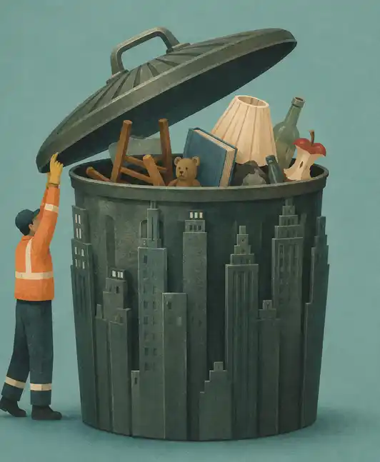 Book Cover for "Trash!"