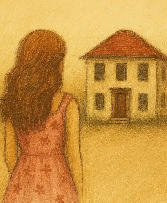 Book Cover for "The Painted Pink Dress"