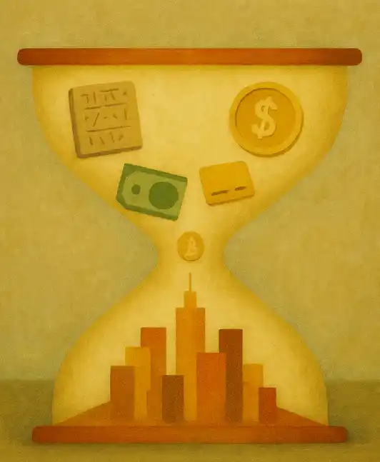 Book Cover for "The History of Money"
