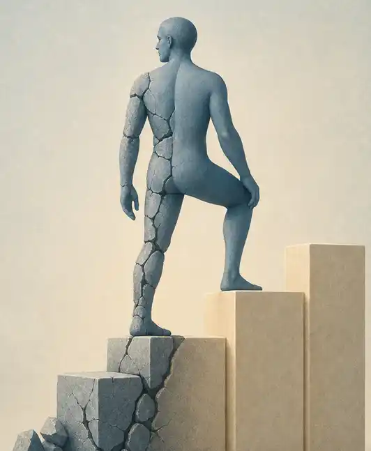 Book Cover for "Built from Broken"