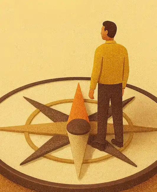 Book Cover for "The Compass Within"