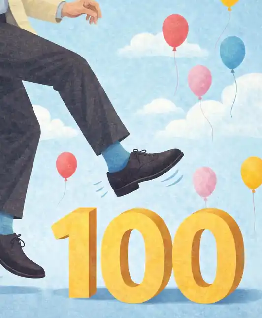 Book Cover for "100 Rules for Living to 100"