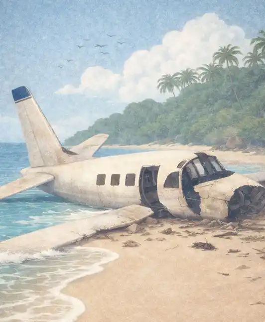 Book Cover for "The Castaways"