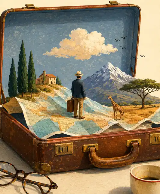 Book Cover for "The Land and Its People"